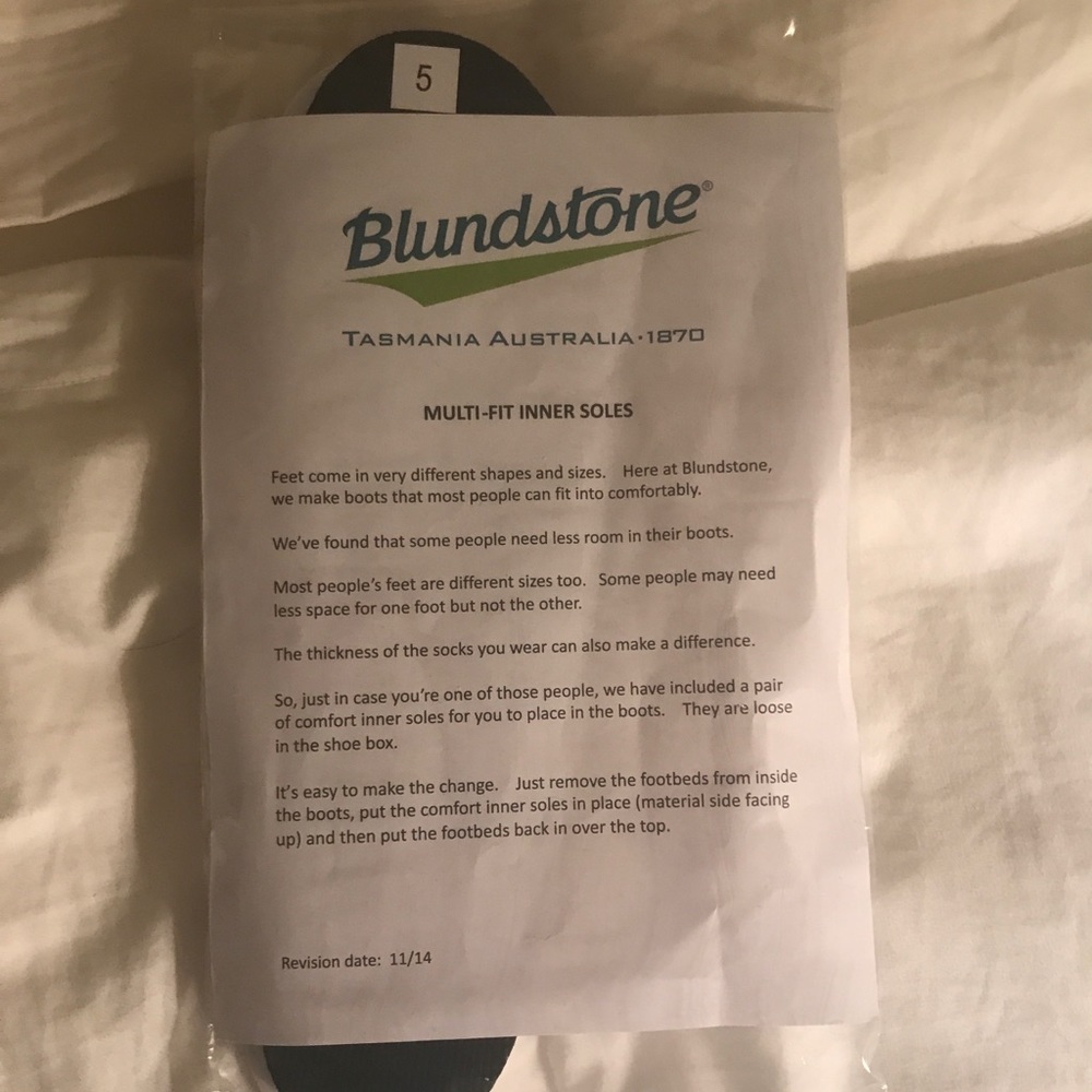 Blundstone multi-fit inner soles